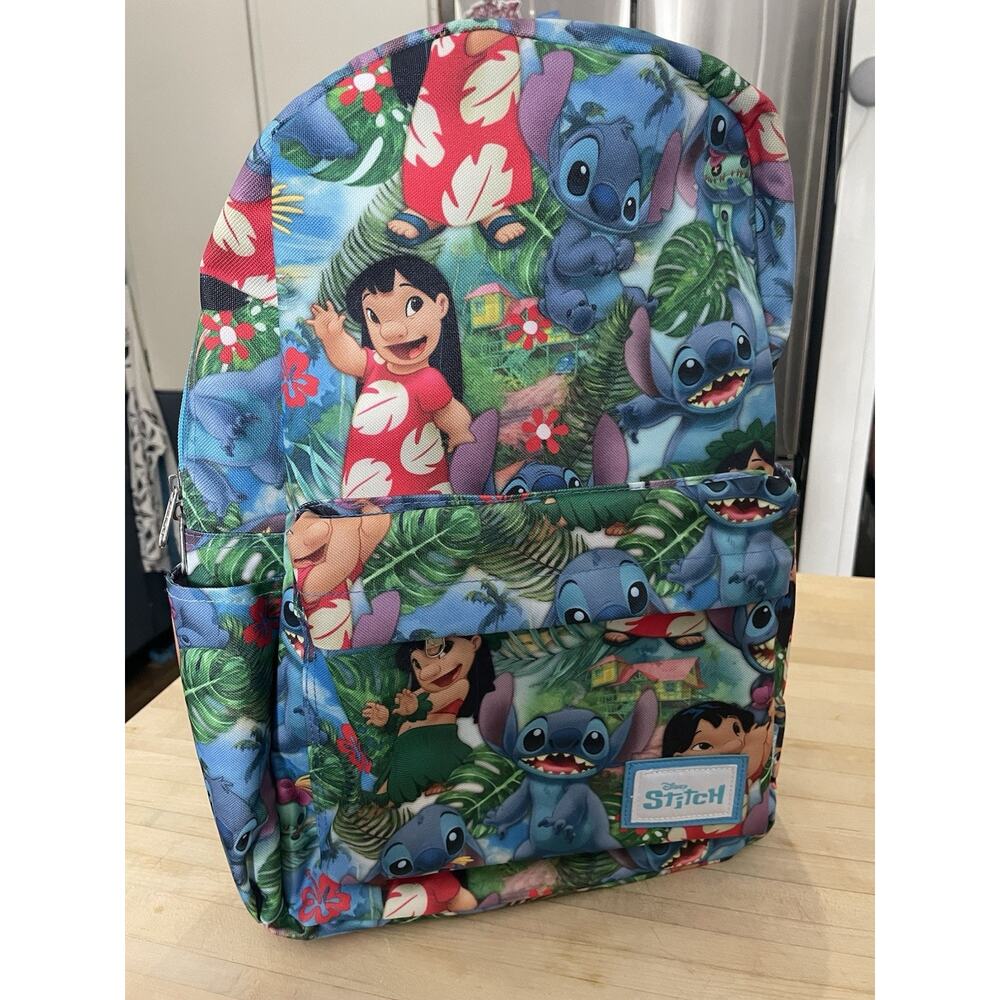 Disney Lilo and Stitch Full Size WondaPOP Nylon Laptop Backpack New No Tags